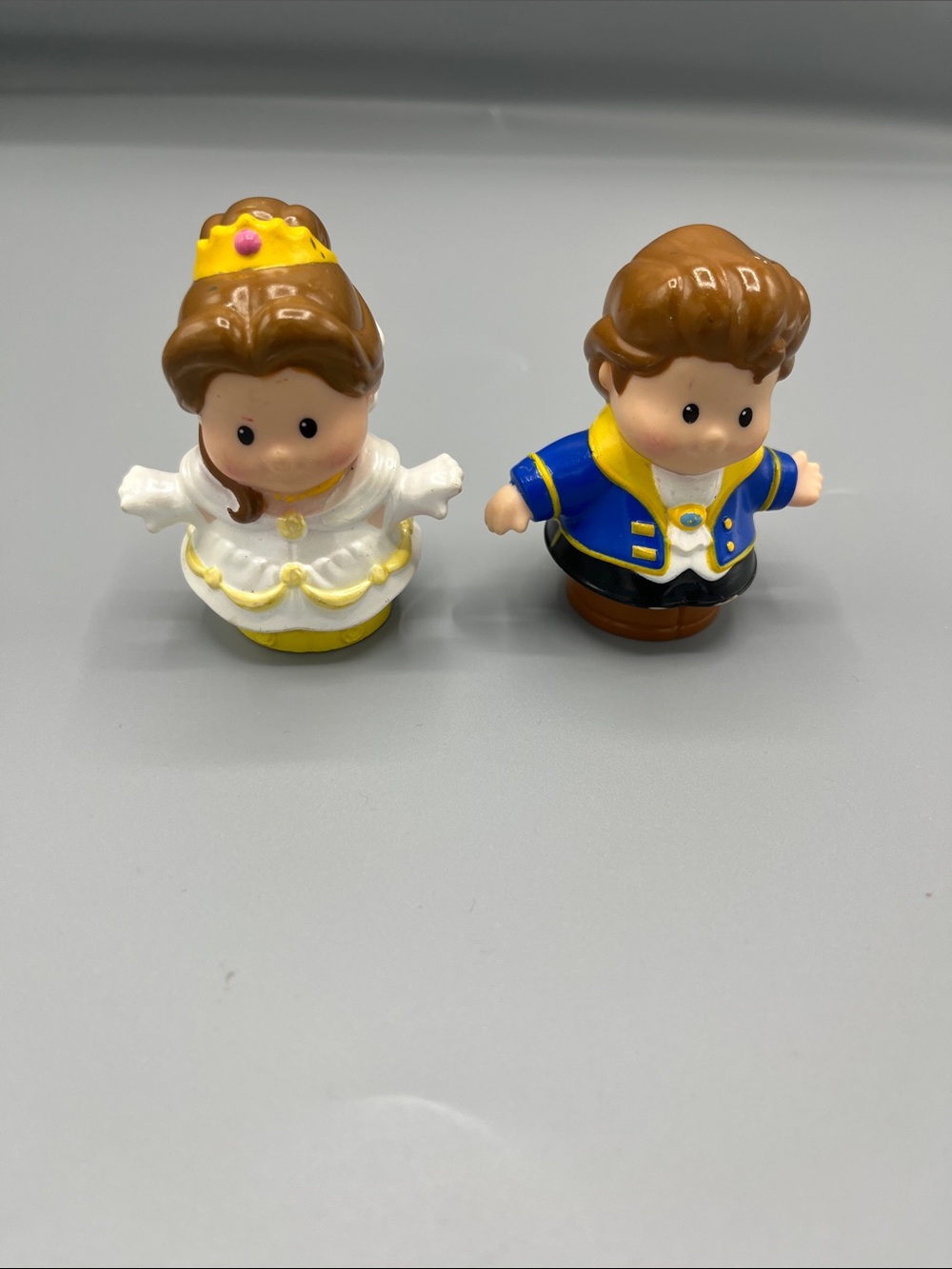 Fisher Price Little People Disney Princess Belle and Prince Adam Wedding Dress